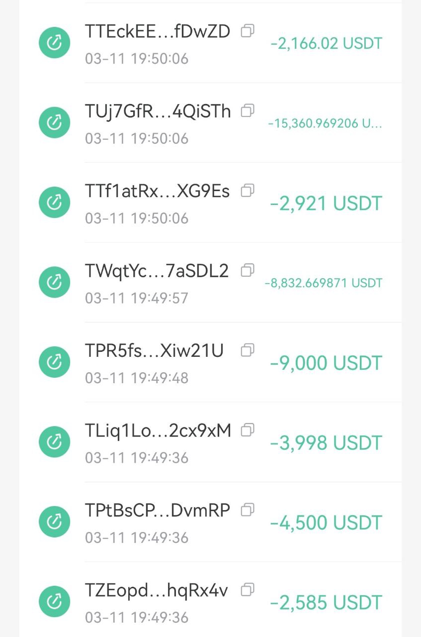 出售USDT转账额度，转u不扣TRX,50u等于1000万额度